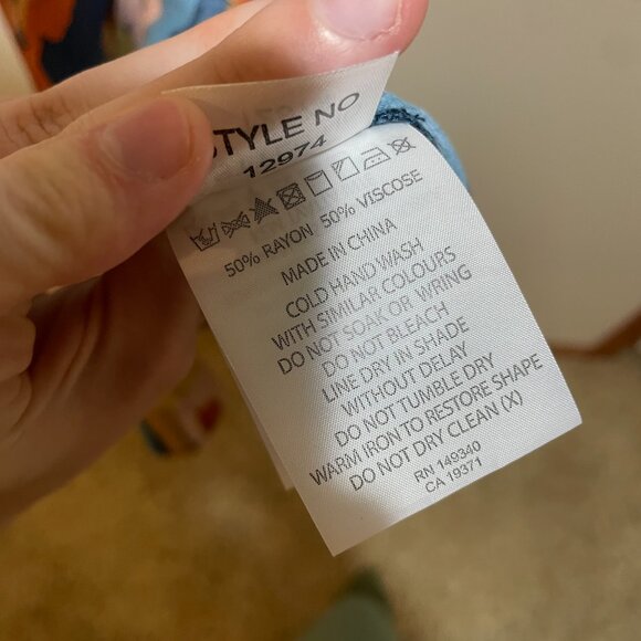 Rolla's Eve Painted Tulip Button Front Midi Dress - Picture 13 of 14